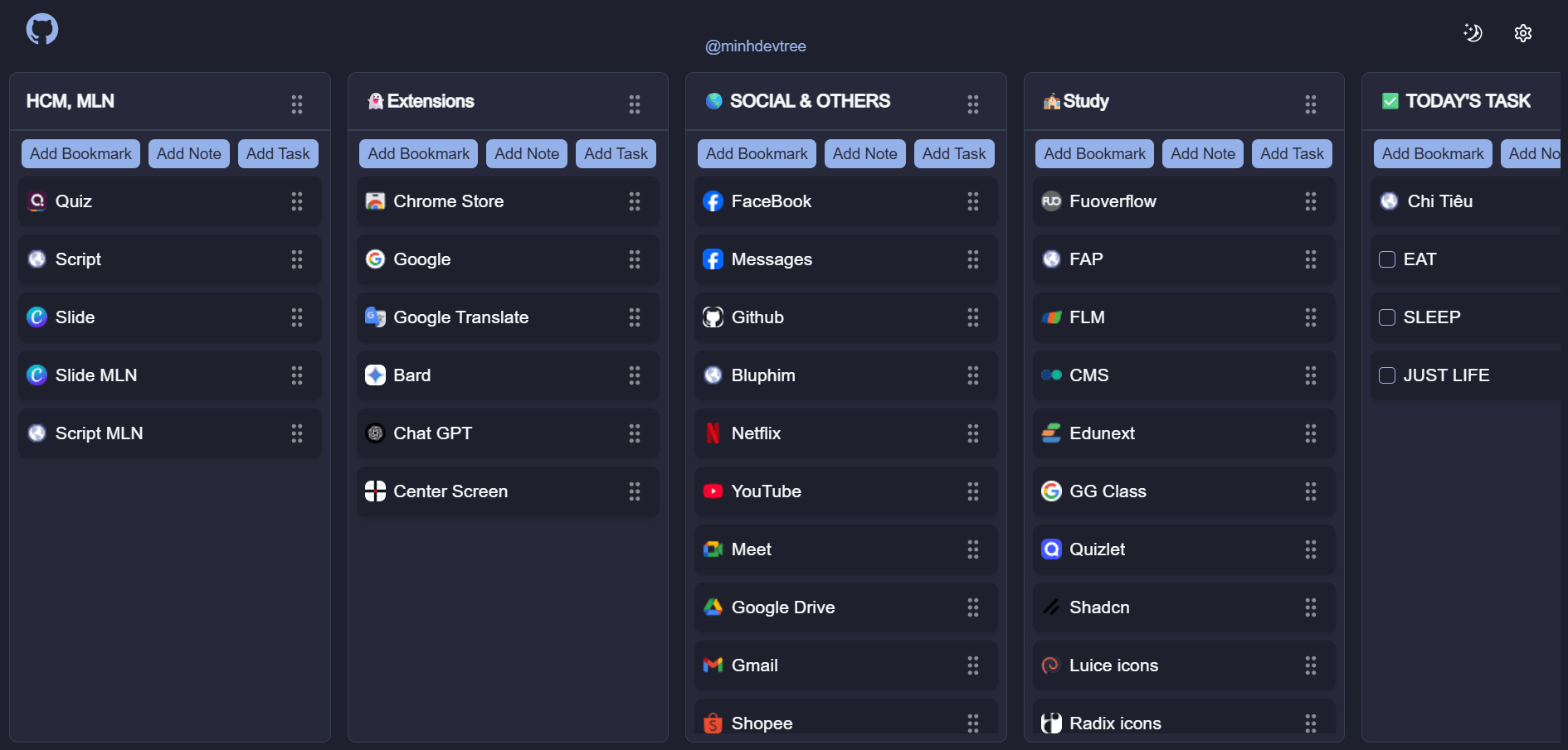 Bookmark Manager – A Customizable Chrome New Tab Extension